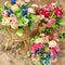 Set of 3 Rattan Planters