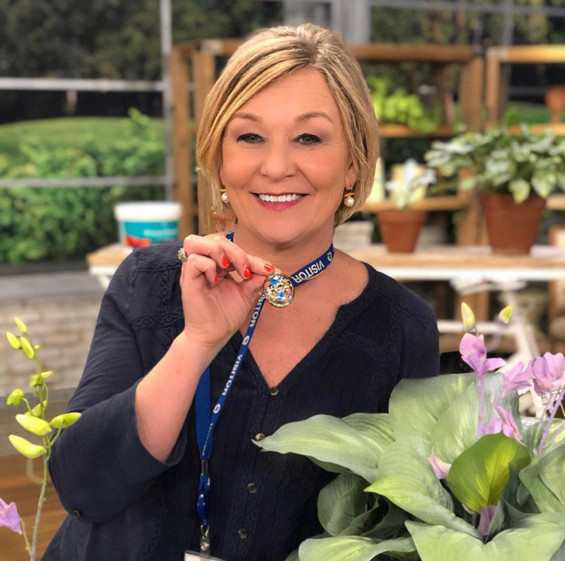 Barbara King Forget Me Not Necklace