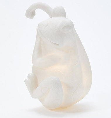 Illuminated Sandstone Decorative Pot Hangers - Frog